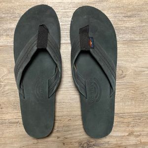 Rainbow Sandals- Black